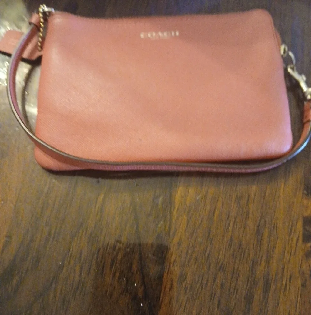 Coach crossbody coral